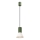 Candeeiro pendente com cabo ESTRIA, 1xE14/10W/230V, diâmetro 14 cm, verde