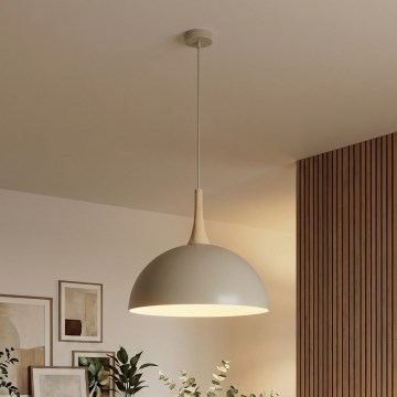 Candeeiro pendente com cabo NAUTICA 1xGX53/12W/230V bege