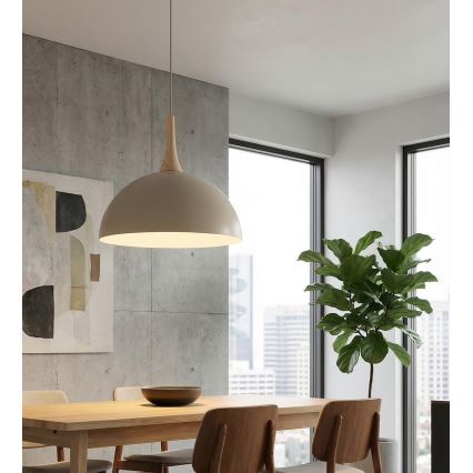 Candeeiro pendente com cabo NAUTICA 1xGX53/12W/230V bege
