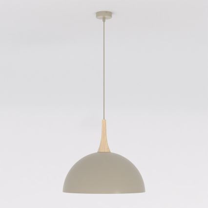 Candeeiro pendente com cabo NAUTICA 1xGX53/12W/230V bege