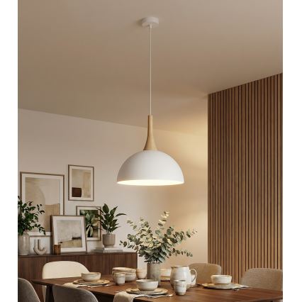 Candeeiro pendente com cabo NAUTICA 1xGX53/12W/230V branco