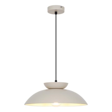 Candeeiro pendente com cabo SUPERB 1xE27/40W/230V bege