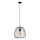 Candeeiro pendente em cabo OVELLA 1xE27/15W/230V Ø 36 cm preto