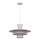 Candeeiro pendente em cabo PLATO 1xE27/15W/230V, creme