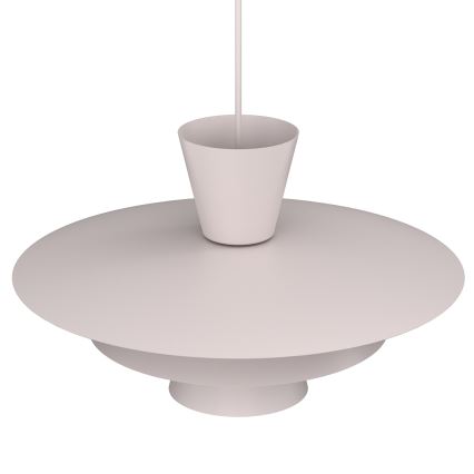 Candeeiro pendente em cabo PLATO 1xE27/15W/230V, creme
