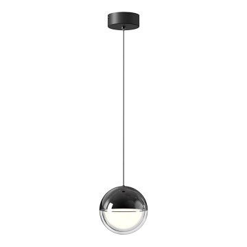 Candeeiro pendente em cabo ZIREA LED/7W/230V preto