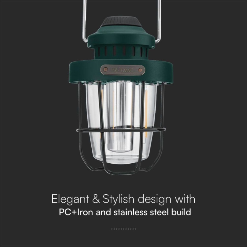 Candeeiro pendente recarregável LED  para exterior com regulação de intensidade LED LED/5W/5V 2700-6500K IP44