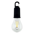 Candeeiro pendente LED regulável recarregável para exterior LED/3W/5V 400 mAh IP44