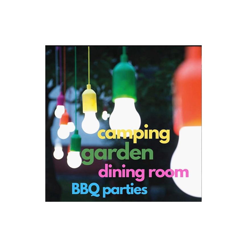 Candeeiro portátil LED LED/1W/3xAAA azul