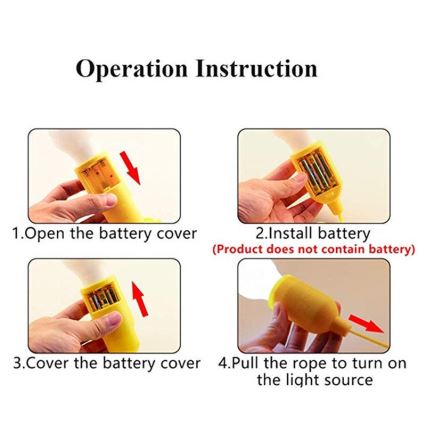 Candeeiro portátil LED LED/1W/3xAAA azul