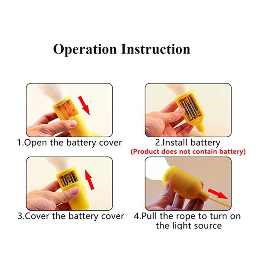 Candeeiro portátil LED LED/1W/3xAAA rosa