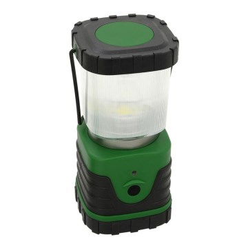 Candeeiro portátil LED LED/3xLR20 IP44 preto/verde