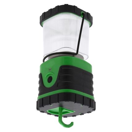 Candeeiro portátil LED LED/3xLR20 IP44 preto/verde