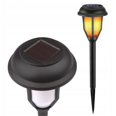 Candeeiro solar LED com sensor de crepúsculo LED/2V IP44