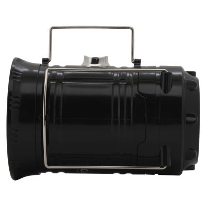 Candeeiro solar portátil LED LED/1200mAh preto