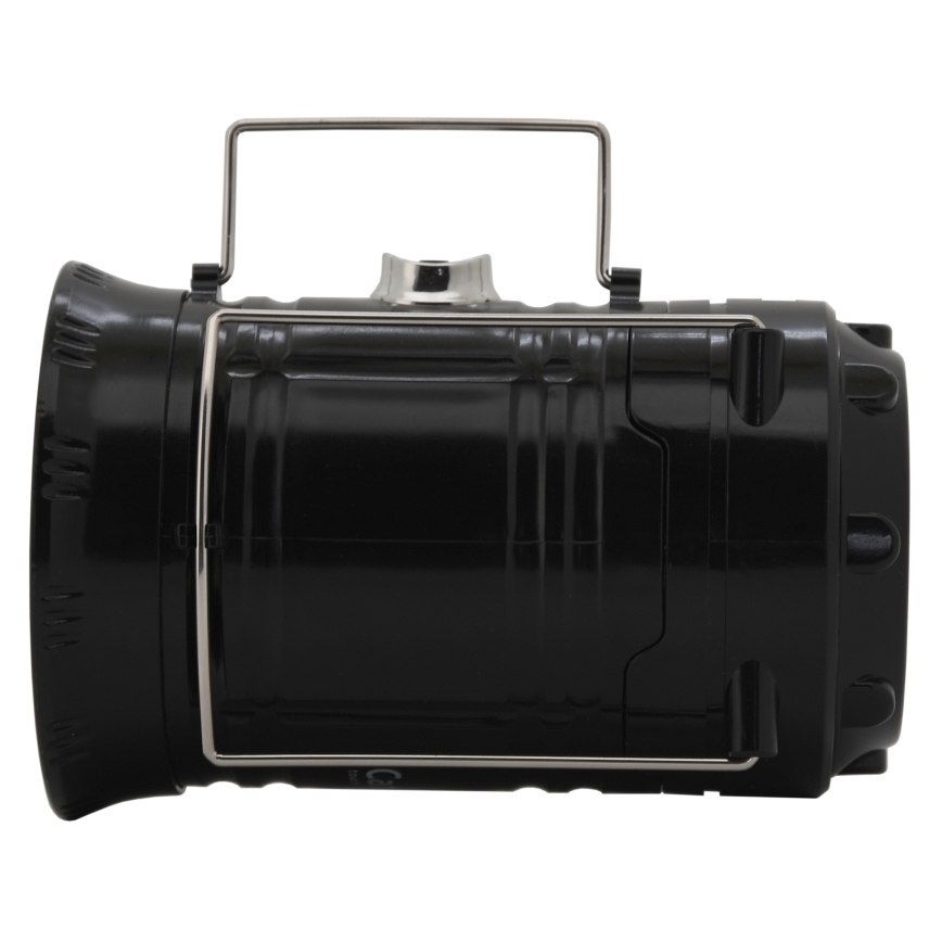 Candeeiro solar portátil LED LED/1200mAh preto