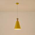 Candeeiro suspenso 1xE27/15W/230V amarelo diâmetro 20 cm