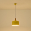 Candeeiro suspenso 1xE27/15W/230V amarelo pr. 27 cm