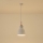 Candeeiro suspenso 1xE27/15W/230V branco diâmetro 19,5 cm