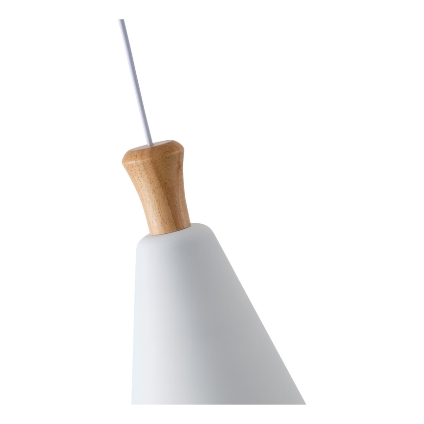 Candeeiro suspenso 1xE27/15W/230V branco diâmetro 20 cm