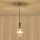 Candeeiro suspenso 1xE27/15W/230V castanho pr. 13 cm