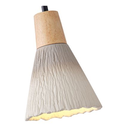 Candeeiro suspenso 1xE27/15W/230V creme