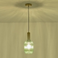 Candeeiro suspenso 1xE27/15W/230V verde 13 cm