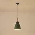 Candeeiro suspenso 1xE27/15W/230V verde diâmetro 19,5 cm