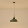 Candeeiro suspenso 1xE27/15W/230V verde diâmetro 28 cm