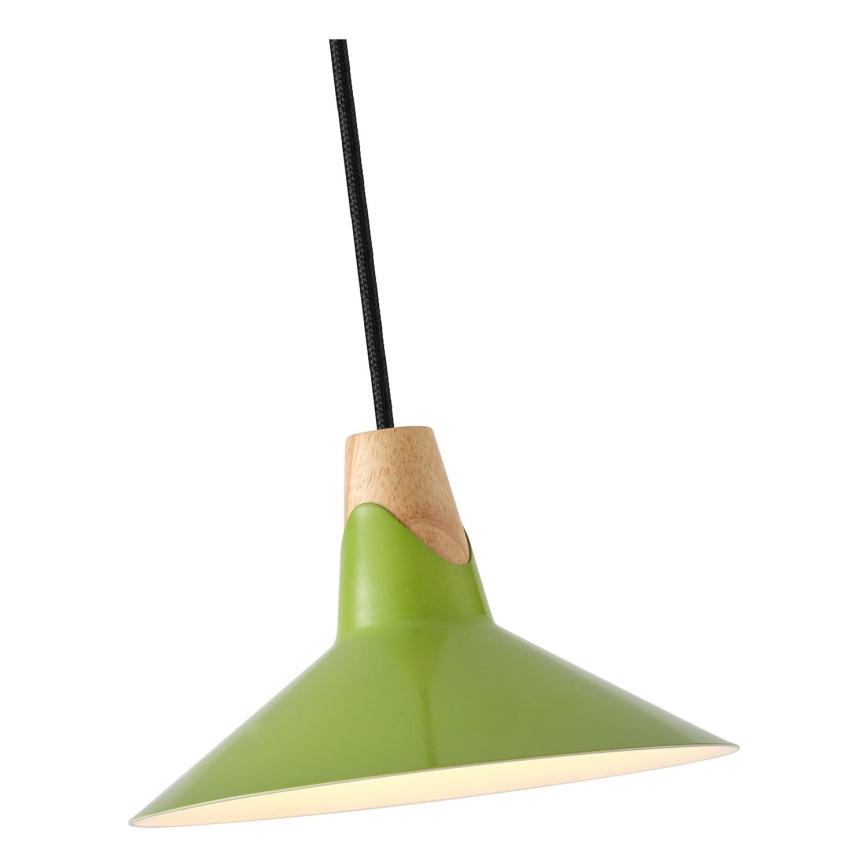 Candeeiro suspenso 1xE27/15W/230V verde