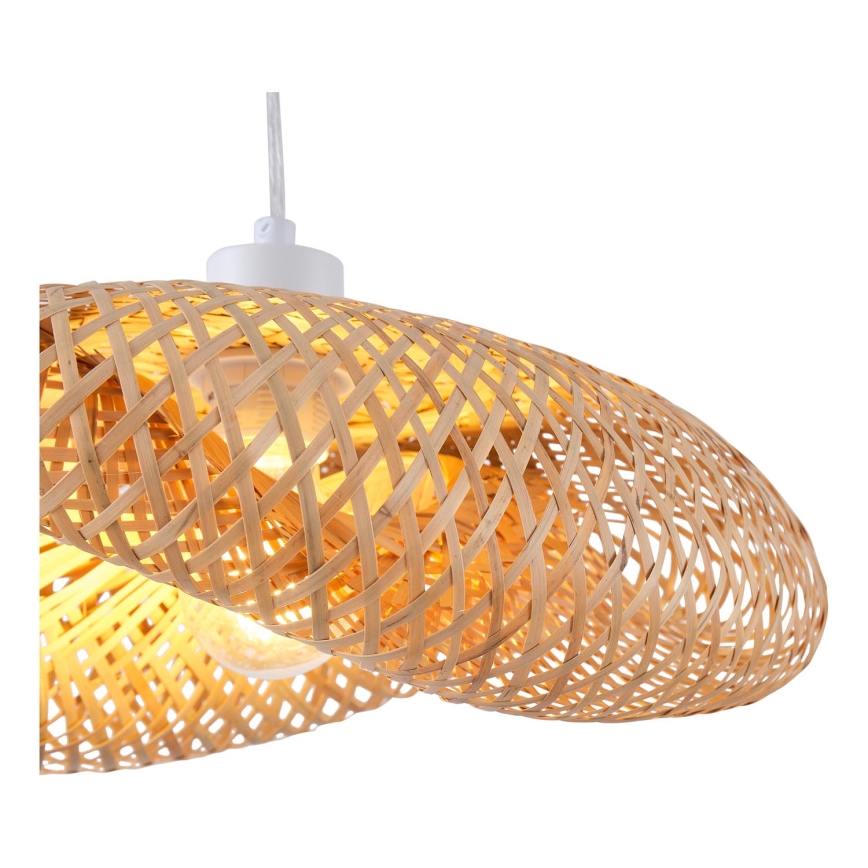 Candeeiro suspenso 1xE27/40W/230V bambu