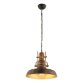 Candeeiro suspenso 1xE27/40W/230V bronze