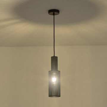 Candeeiro suspenso 1xE27/40W/230V preto