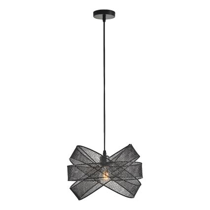 Candeeiro suspenso 1xE27/40W/230V preto