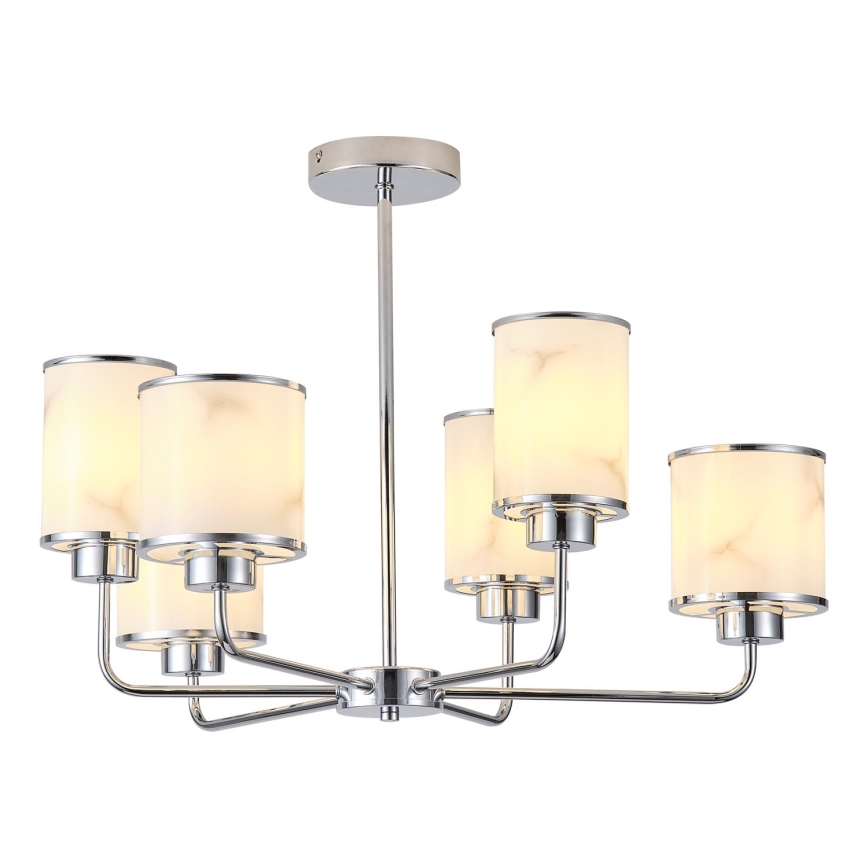 Candeeiro suspenso 6xE27/60W/230V