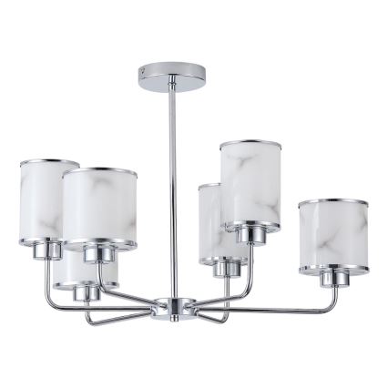 Candeeiro suspenso 6xE27/60W/230V