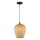 Candeeiro suspenso ALMA 1xE27/60W/230V diâmetro 23 cm bambu