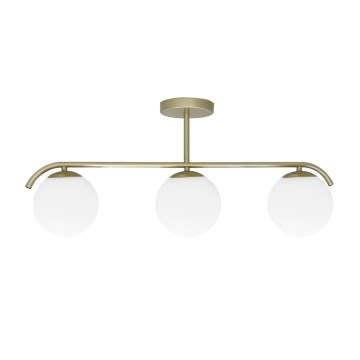 Candeeiro suspenso AMADEO 3xE14/40W/230V latão