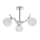 Candeeiro suspenso AMOS 3xE27/40W/230V cromado brilhante