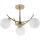 Candeeiro suspenso AMOS 3xE27/40W/230V dourado