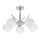 Candeeiro suspenso AMOS 5xE27/40W/230V cromado brilhante
