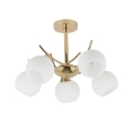 Candeeiro suspenso AMOS 5xE27/40W/230V dourado