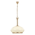Candeeiro suspenso ASTORIA 1xE27/15W/230V dourado