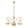 Candeeiro suspenso ASTORIA 3xE27/15W/230V dourado