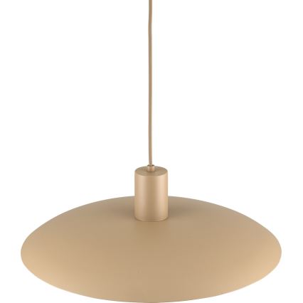 Candeeiro suspenso ASTRA 1xE27/15W/230V diâmetro 41 cm bege