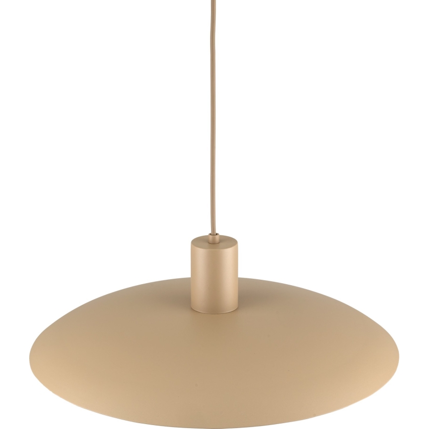 Candeeiro suspenso ASTRA 1xE27/15W/230V diâmetro 41 cm bege