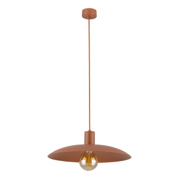 Candeeiro suspenso ASTRA 1xE27/15W/230V diâmetro 41 cm tijolo