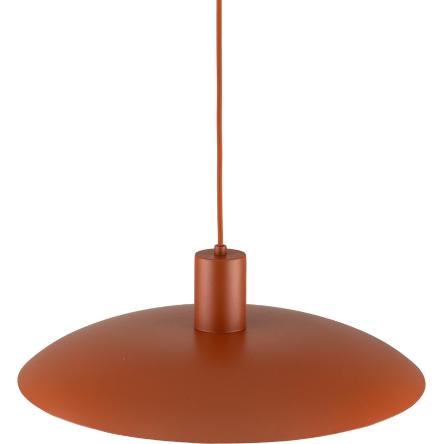 Candeeiro suspenso ASTRA 1xE27/15W/230V diâmetro 41 cm tijolo