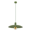 Candeeiro suspenso ASTRA 1xE27/15W/230V diâmetro 41 cm verde