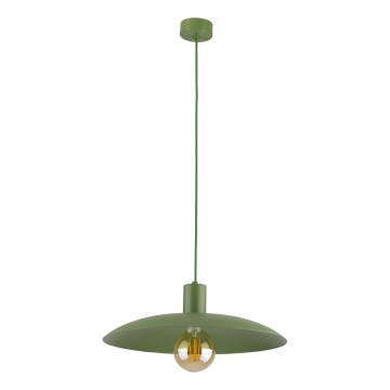 Candeeiro suspenso ASTRA 1xE27/15W/230V diâmetro 41 cm verde